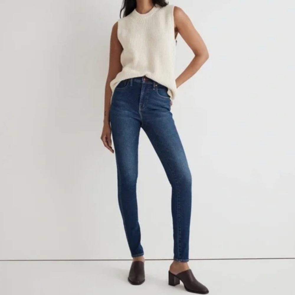 Madewell Blue 10" High Rise Skinny Jeans Pants